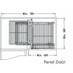 Complete Out Corner Unit with Soft Closing